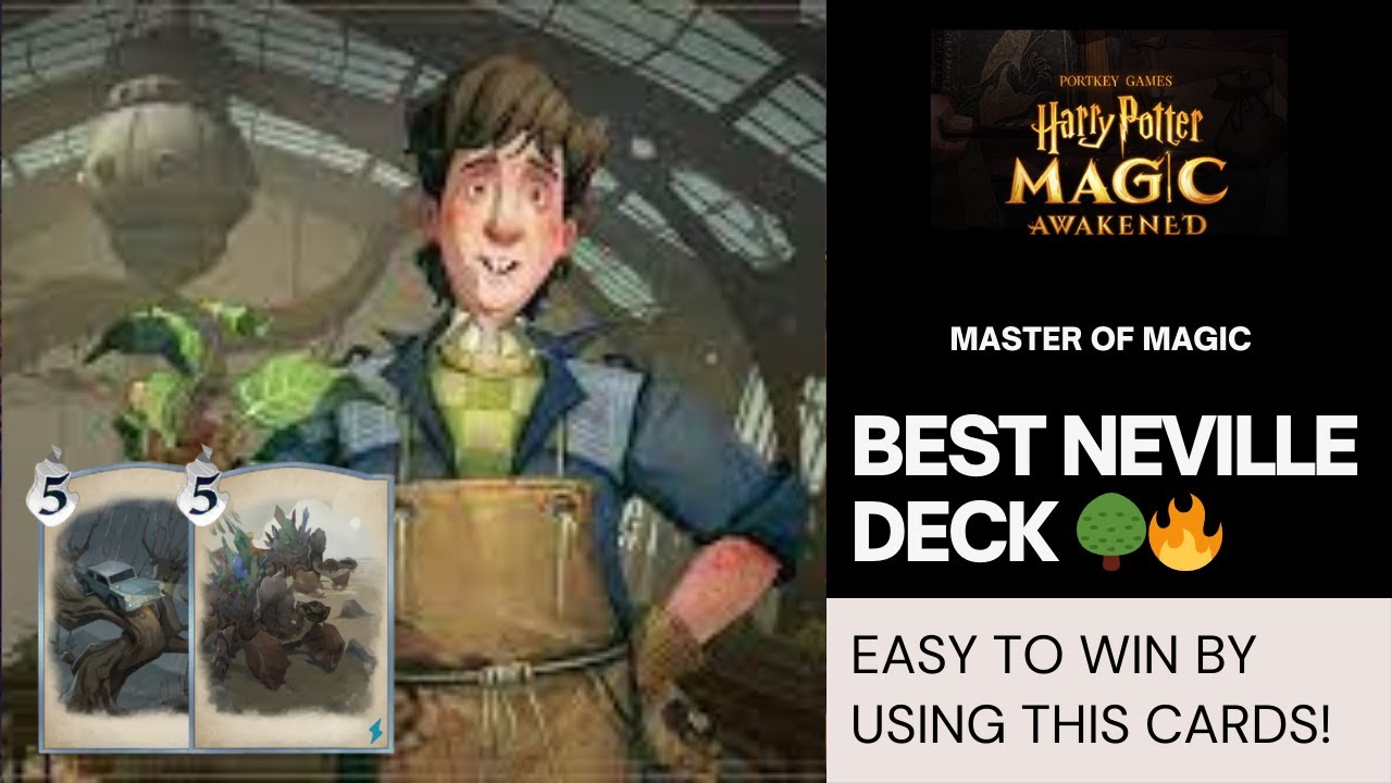 BEST NEVILLE DECK | Harry Potter | Top Wizard Solo | Magic Awakened Gameplay | Magic Awakened |