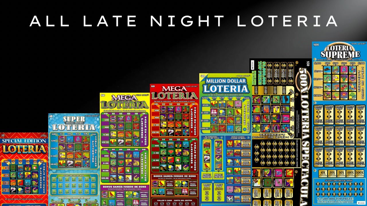 ALL LOTERIA TICKETS FROM $100 TO 1  TEXAS LOTTERY SCRATCH OFF