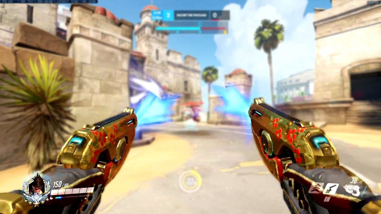 Kabaji Dominating as Tracer - 40 elims! [ Overwatch Season 31 Top 500 ]