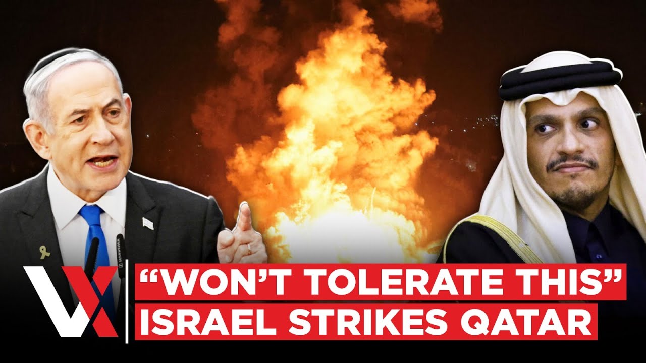 Israel Launches First Strike In Qatar, Targets Hamas Leaders In Doha Explosions | VERTEX