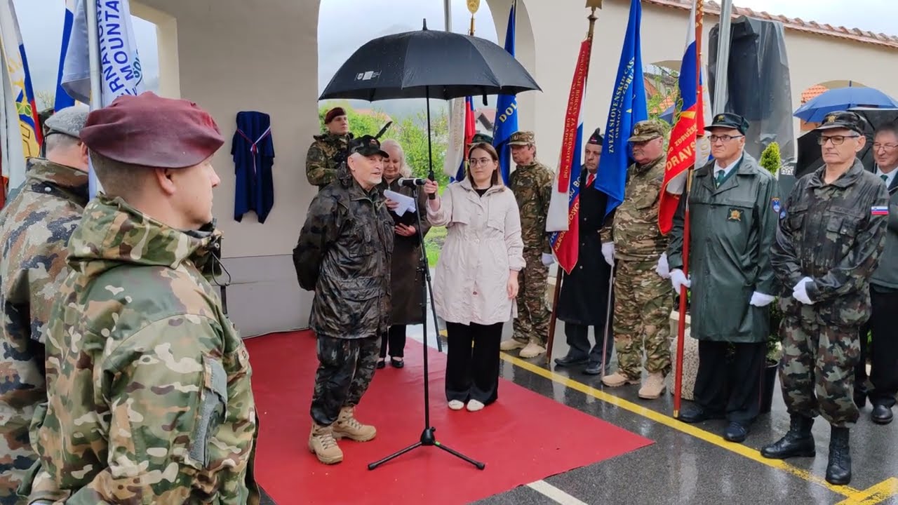 Otvoritev spominske plošče 83. ObmŠTO, Slovenj Gradec - 24. 4. 2025 2 DEL