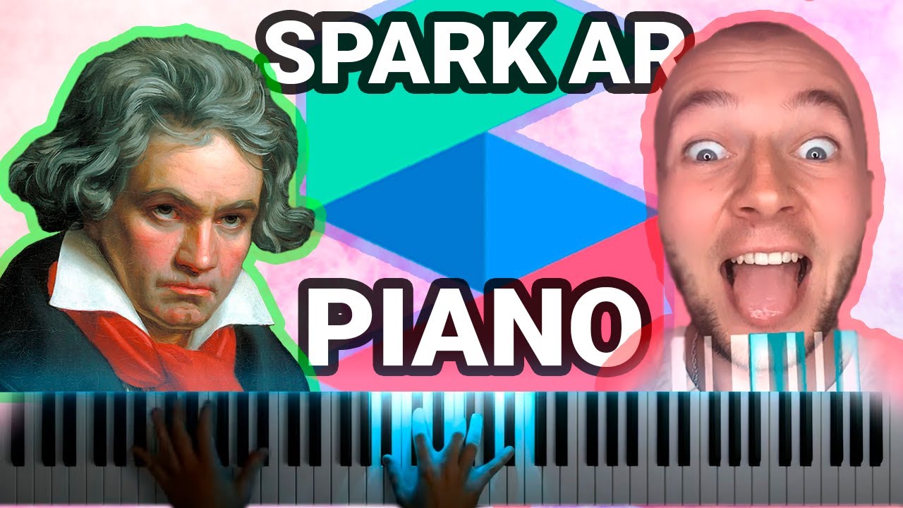 Piano Play для Instagram. Урок Spark AR Studio как сделать эффект. 2D Stack, Head Rotation, Sounds.