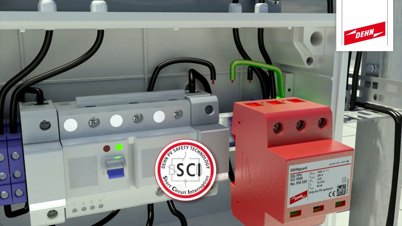Protection of photovoltaic systems with DEHNguard® YPV SCI surge arrester