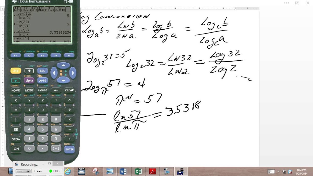 log Conversion