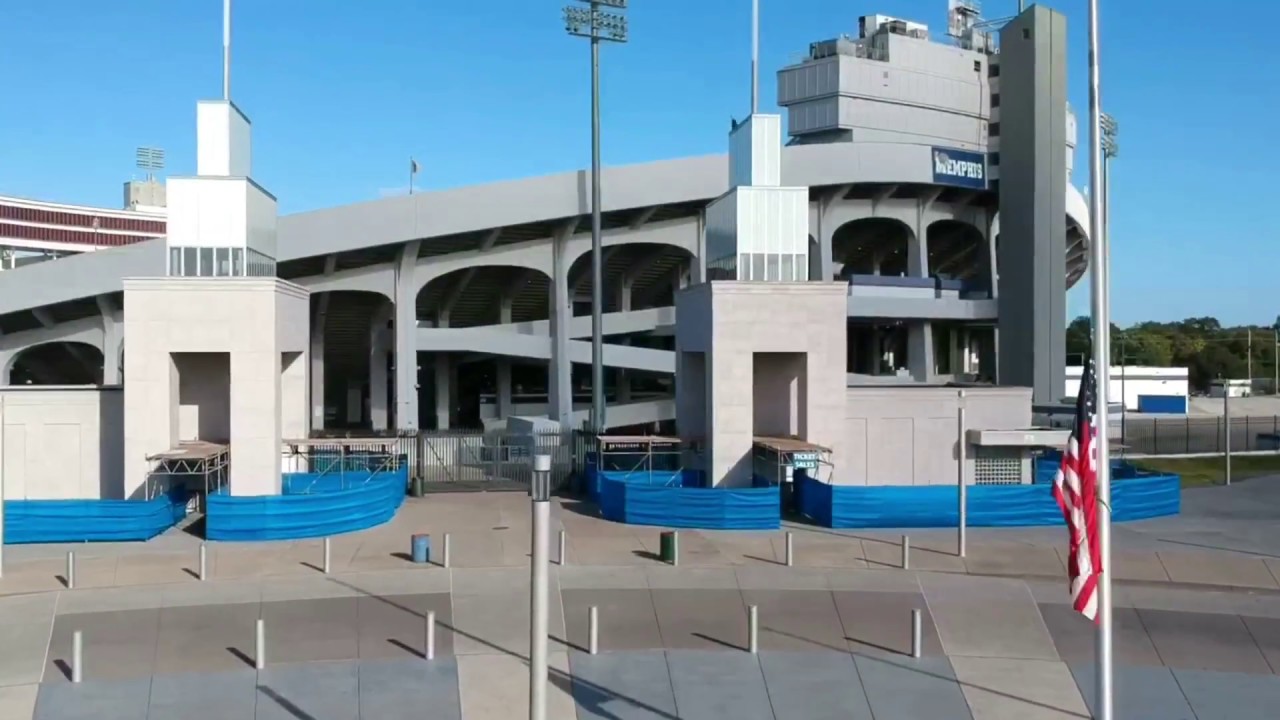 Liberty Bowl Memorial Stadium Drone