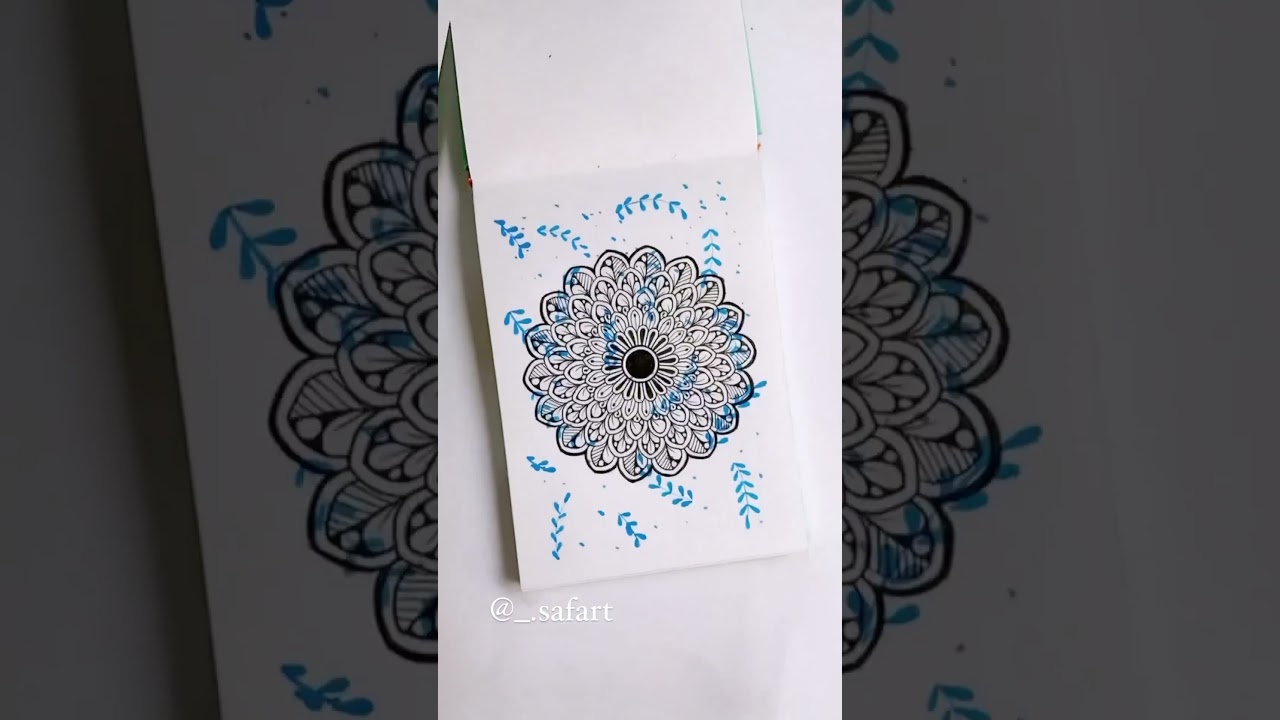 Easy small mandala drawing |step by step |140GSM Cassata Sketchbook |MENORAH STATIONERY