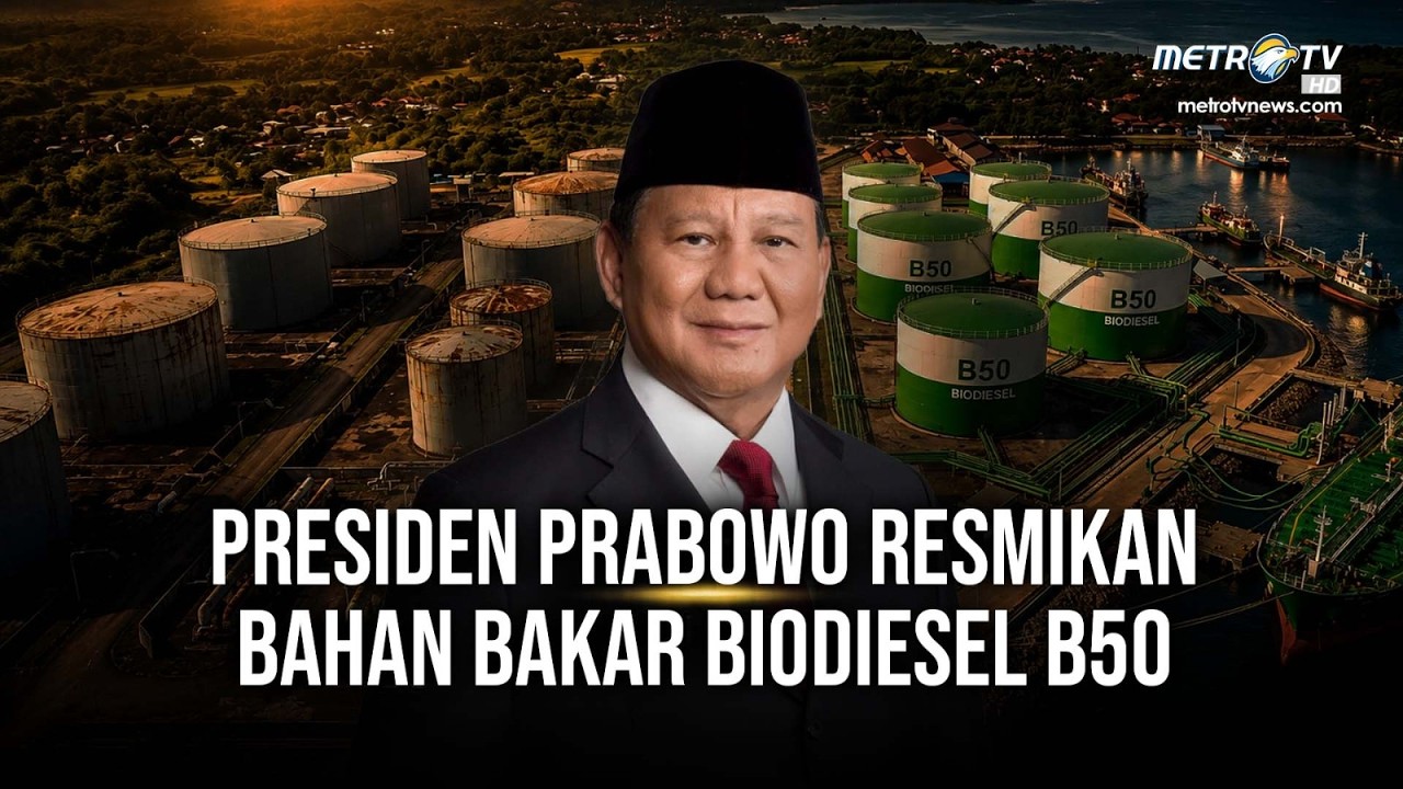 BREAKING NEWS - PRESIDEN PRABOWO RESMIKAN PELUNCURAN BAHAN BAKAR BIODIESEL B50 DI KARAWANG (9/7/26)