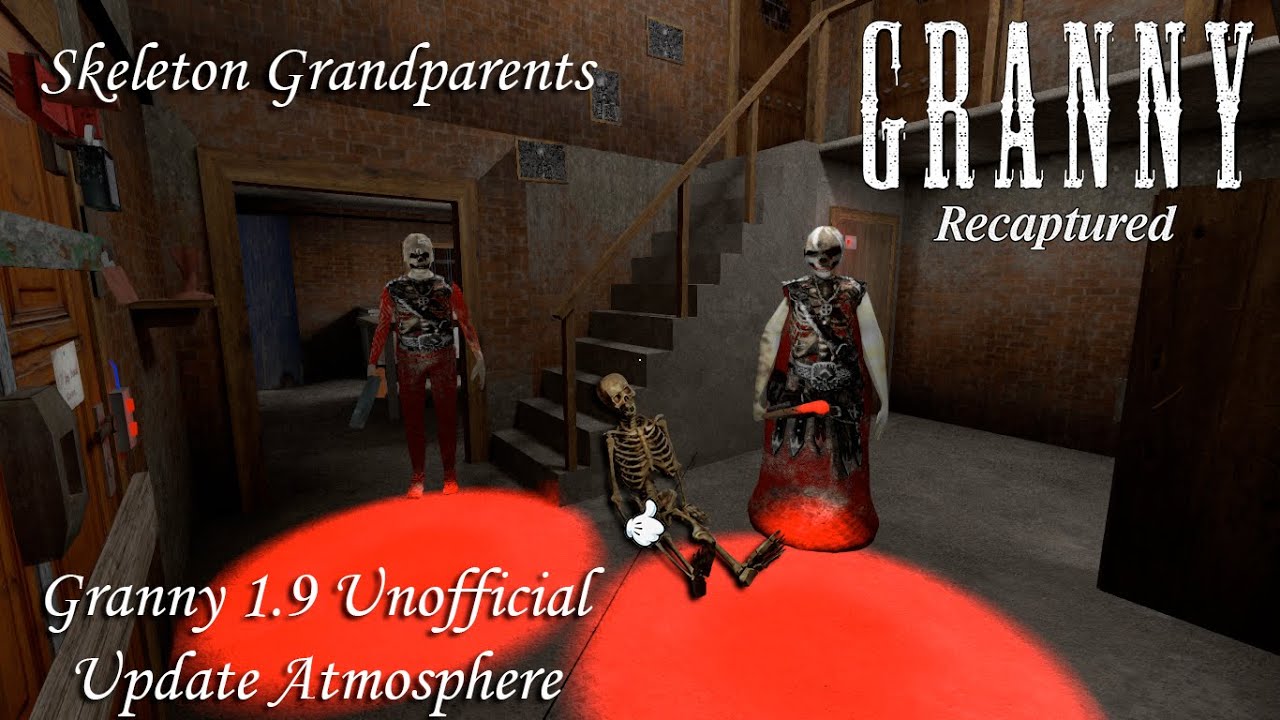 Granny Recaptured v1.1.5 (PC) On Granny v1.9 Unofficial Update Atmosphere - Skeleton Grandparents