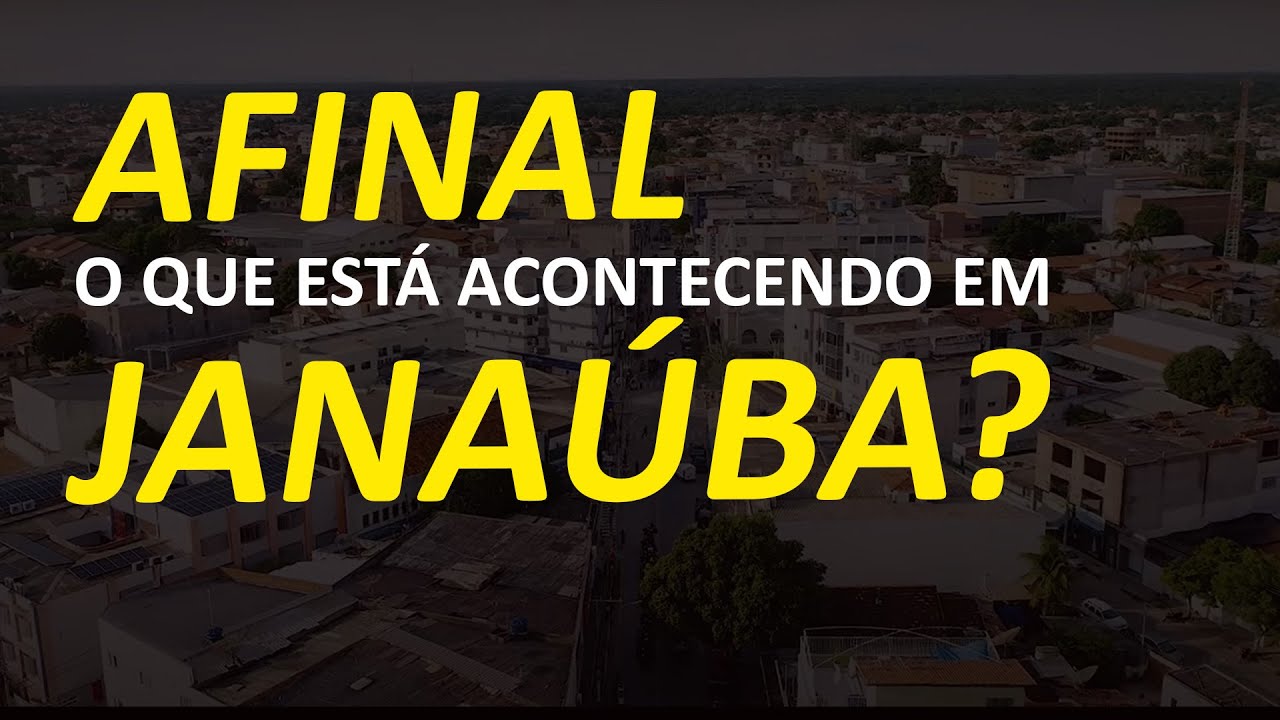 Janaúba. O que está acontecendo nesta cidade?