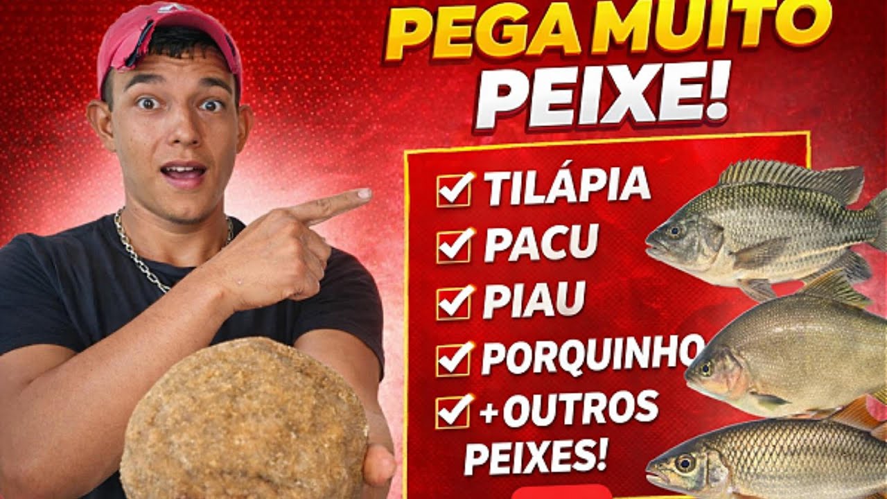 Massinha de pesca infalível - só deu peixe