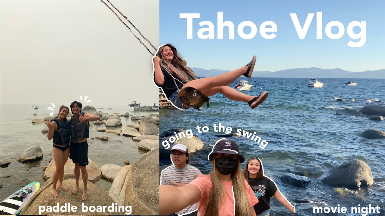 tahoe vlog✨ | swimming, movie night, & volunteering at a fashion show☽