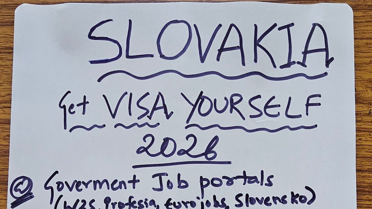 How to get Slovakia National D/Work Visa by yourself in 2026? A to Z guidance. Youtube.
