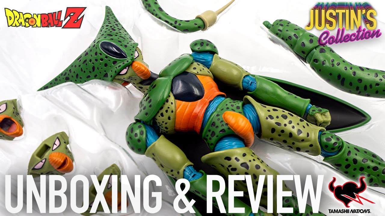 Cell Imperfect First Form Dragon Ball Z S.H.Figuarts Unboxing & Review