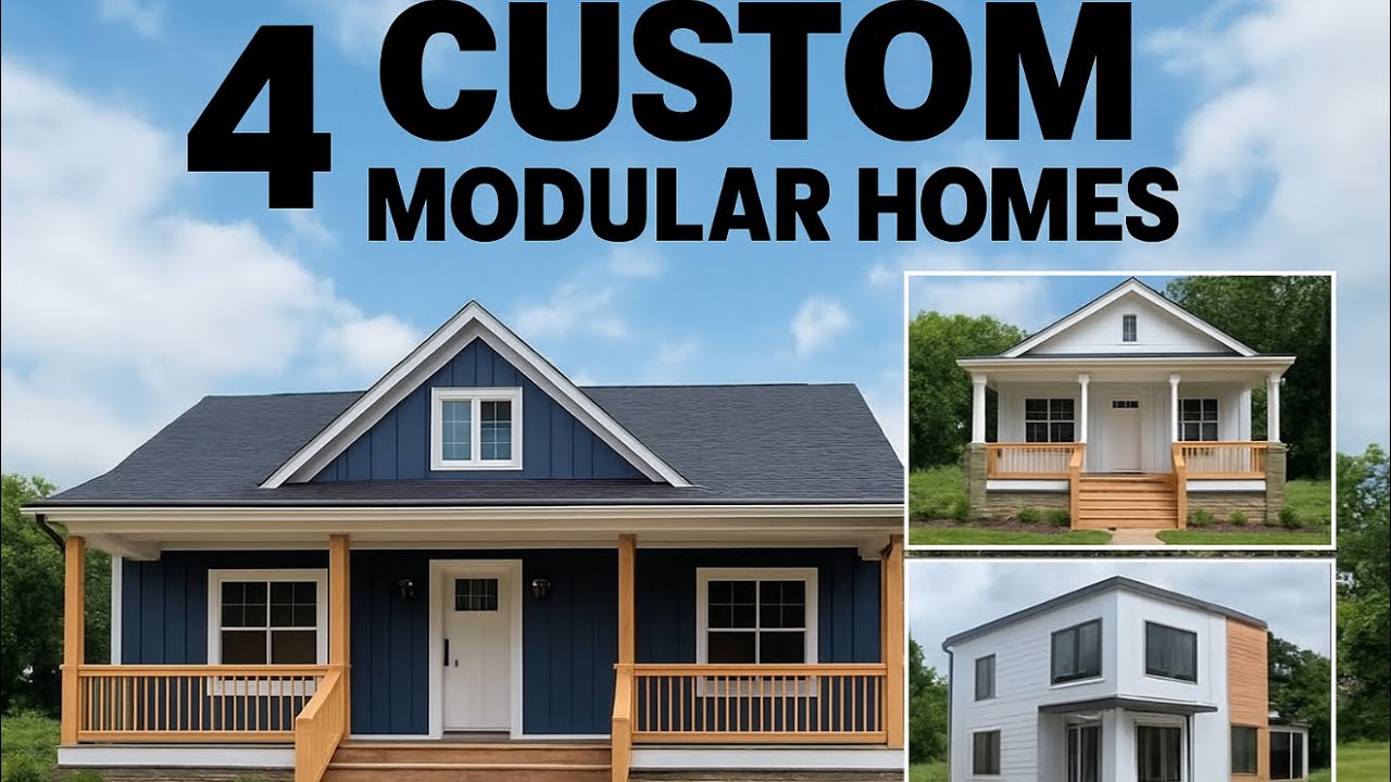 SPECIAL RELEASE- 4 CUSTOM Modular Homes