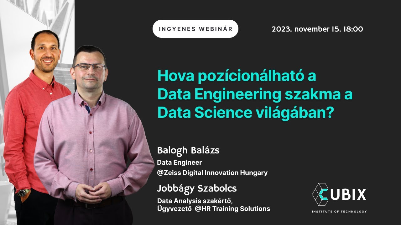 Ismerd meg a Data Engineer szakmát az adattudományok világában