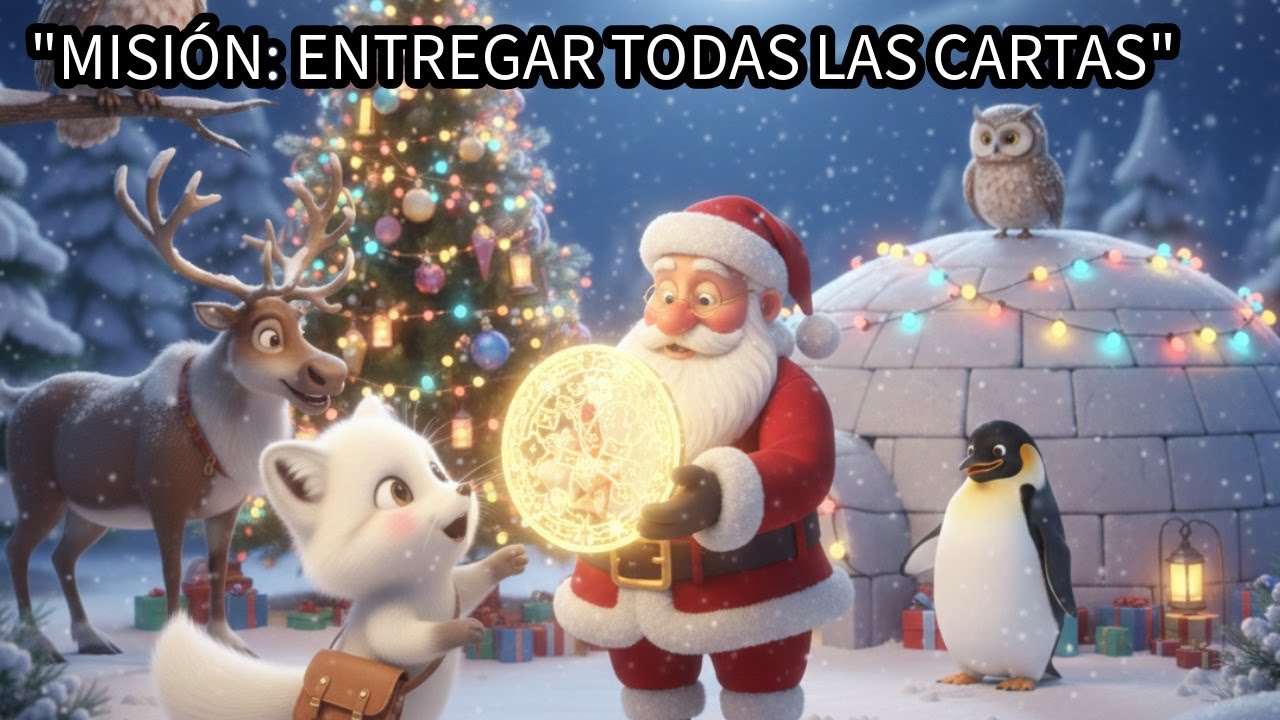🦊📮 El Valiente Zorrito Cartero | Aventura en la Tormenta de Nieve | Canción Infantil Española