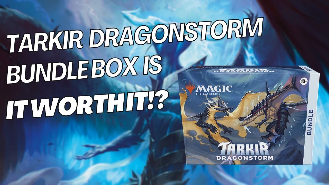 Распаковка коробки Tarkir Dragonstorm Bundle