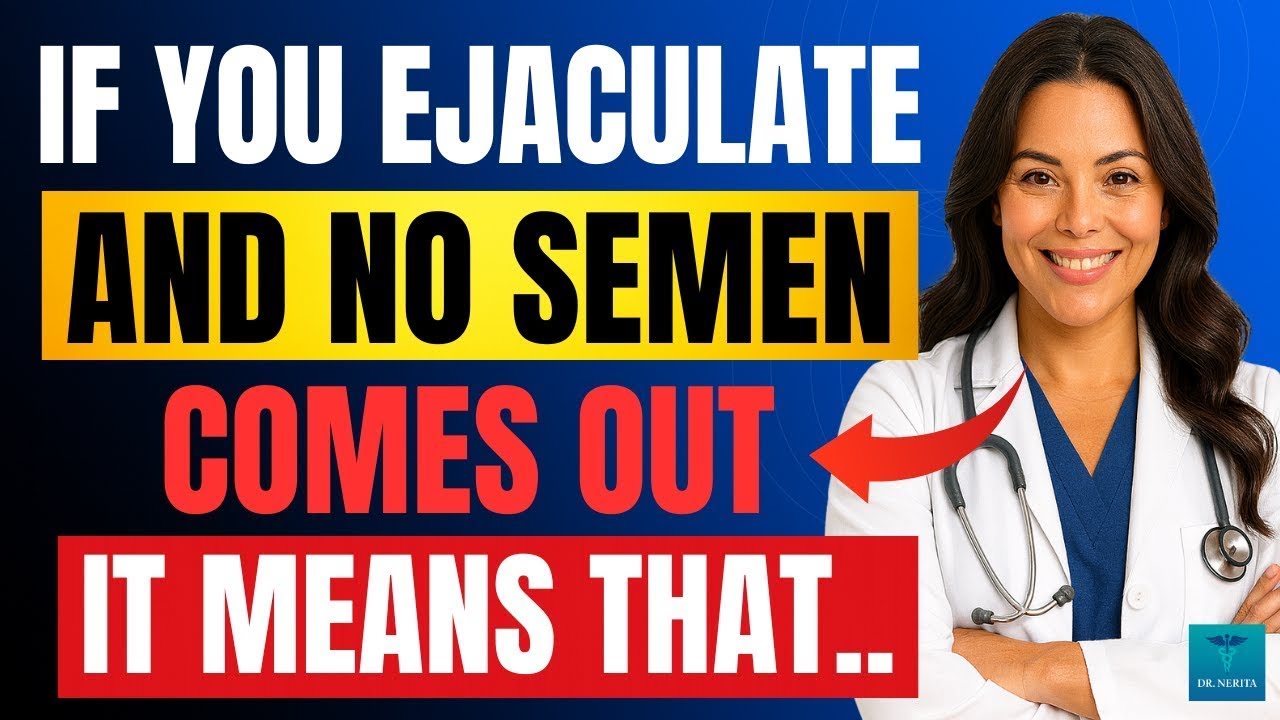 If you are older and do not ejaculate, do so immediately... | Urologist Explains |
