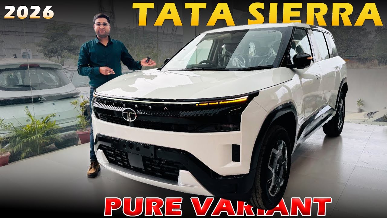 Tata Sierra Pure Variant Review and walkaround🔥l Tata Sierra 2nd base model review l Mrcars 