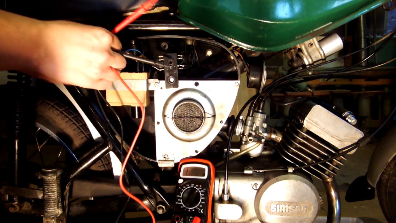 Simson S51 electronic Zündanlage durchmessen