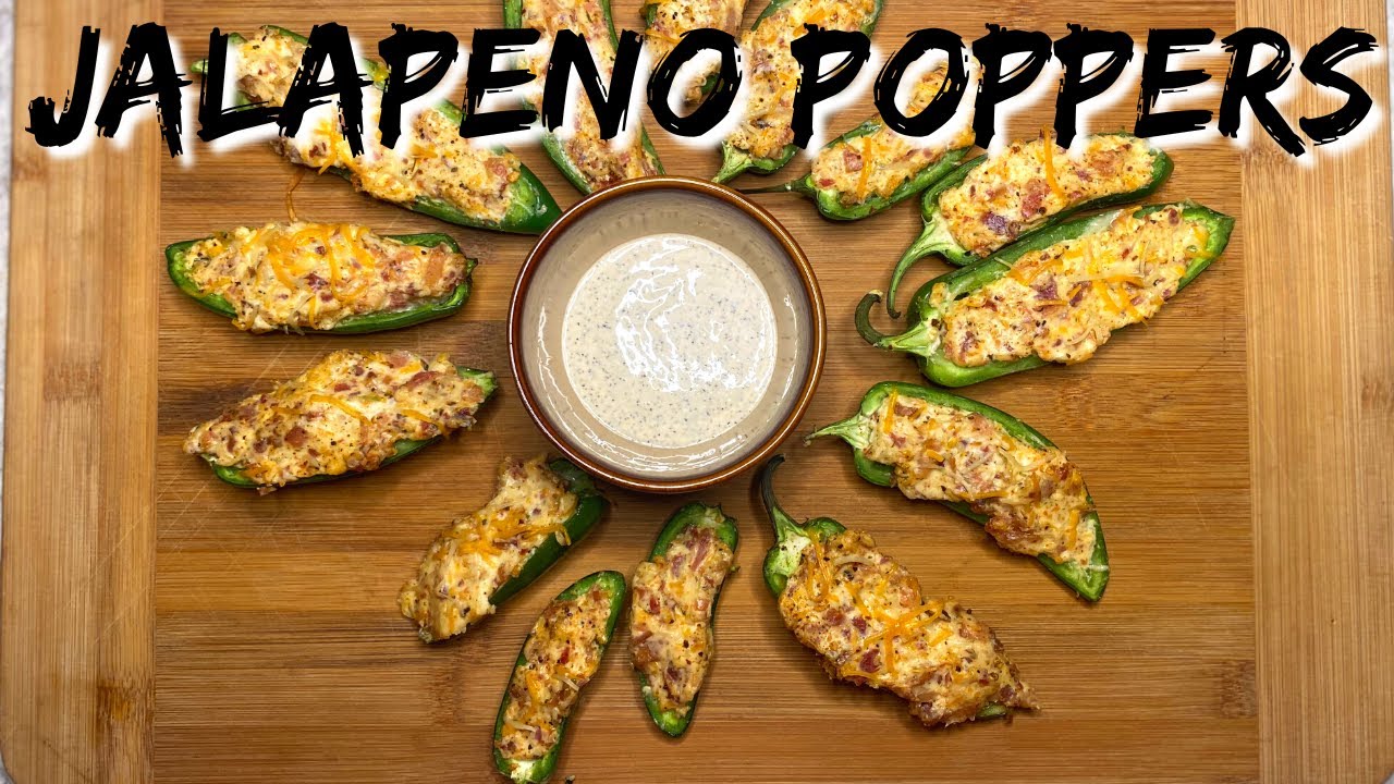 How To Make Jalapeno Poppers with BACON Bits | Salt Pepper and Fire