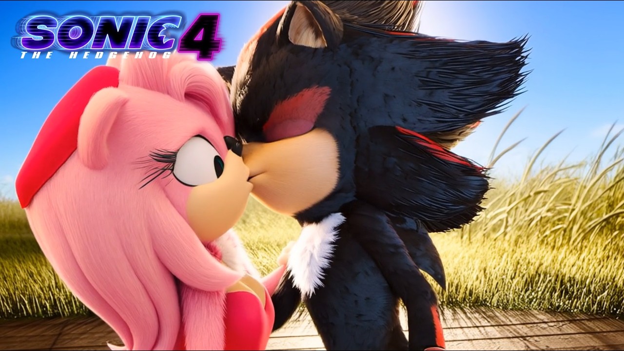SONIC ENCUENTRA a SHADOW BESANDO a AMY ROSE En SONIC 4 LA PELICULA - Teoría