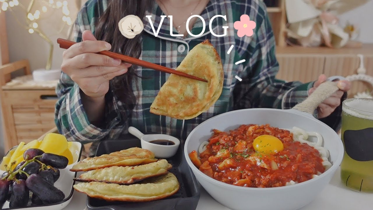 SUB) Изготовление куки из шарикового блоссома🌸. Питание китайских сортов свинины 🍽. Работа из дома.
