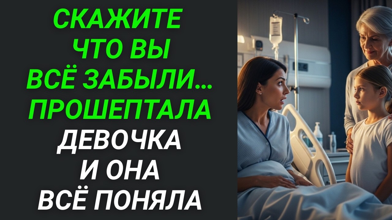 «Скажи, что ничего не помнишь…» — прошептала девочка в палате, и бизнесвумен всё поняла