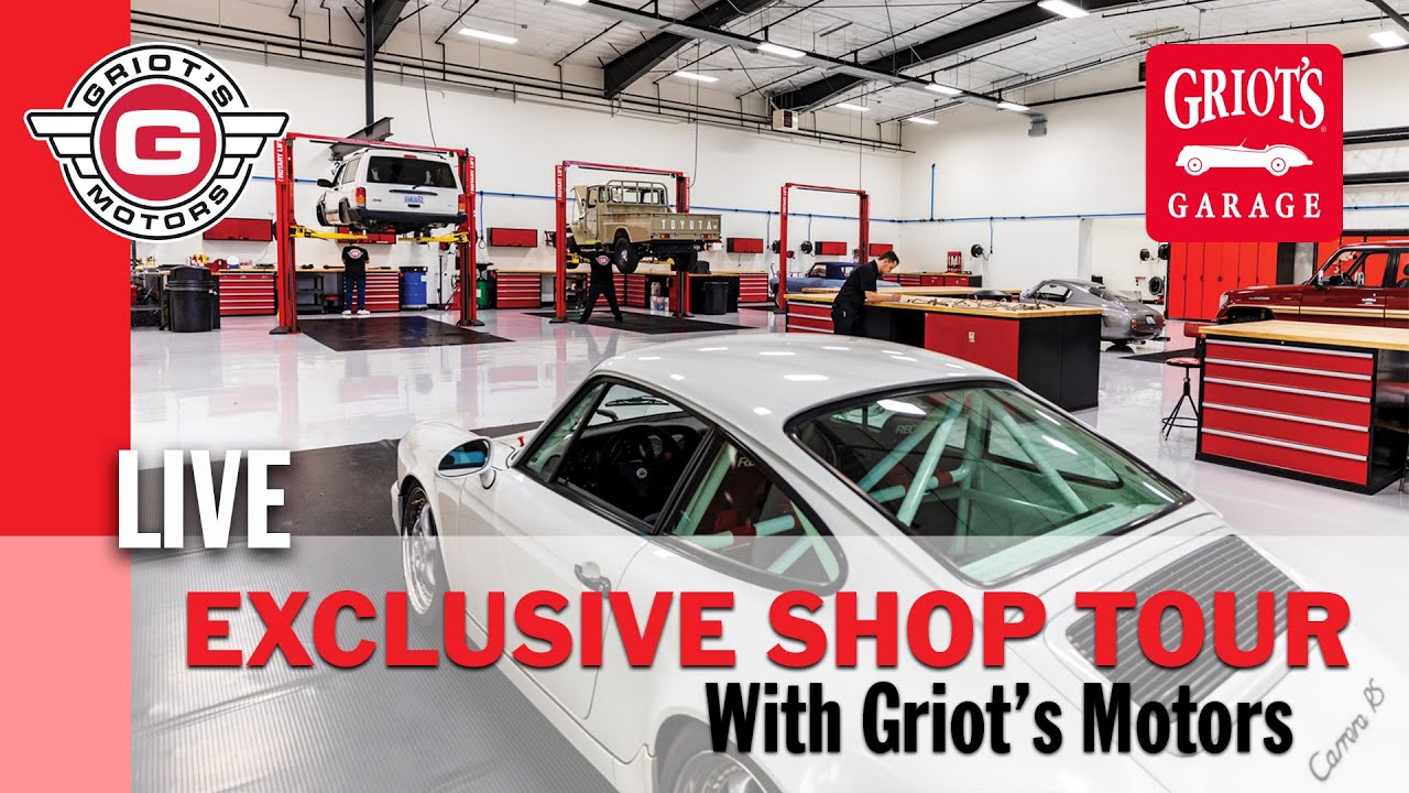 Griot's Garage LIVE: Shop Tour of Griot's Motors
