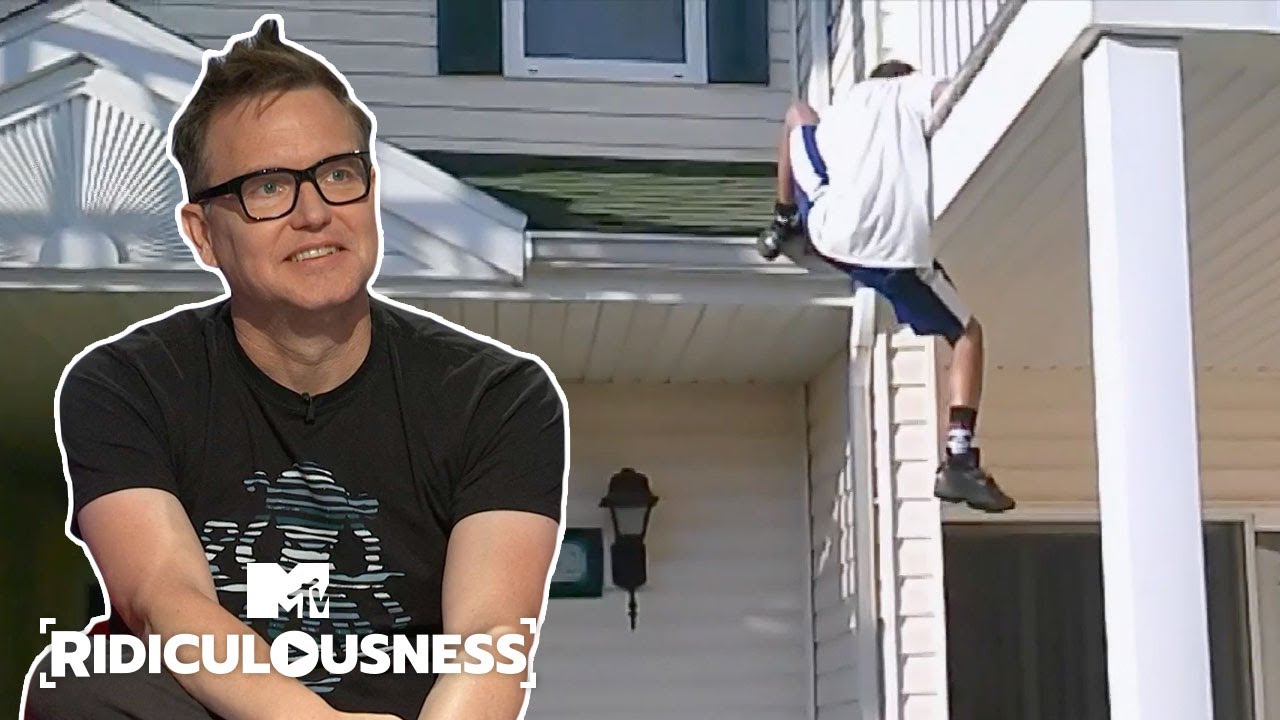 Mark Hoppus Broke Both Ankles The Day He Met Tom DeLonge | Ridiculousness