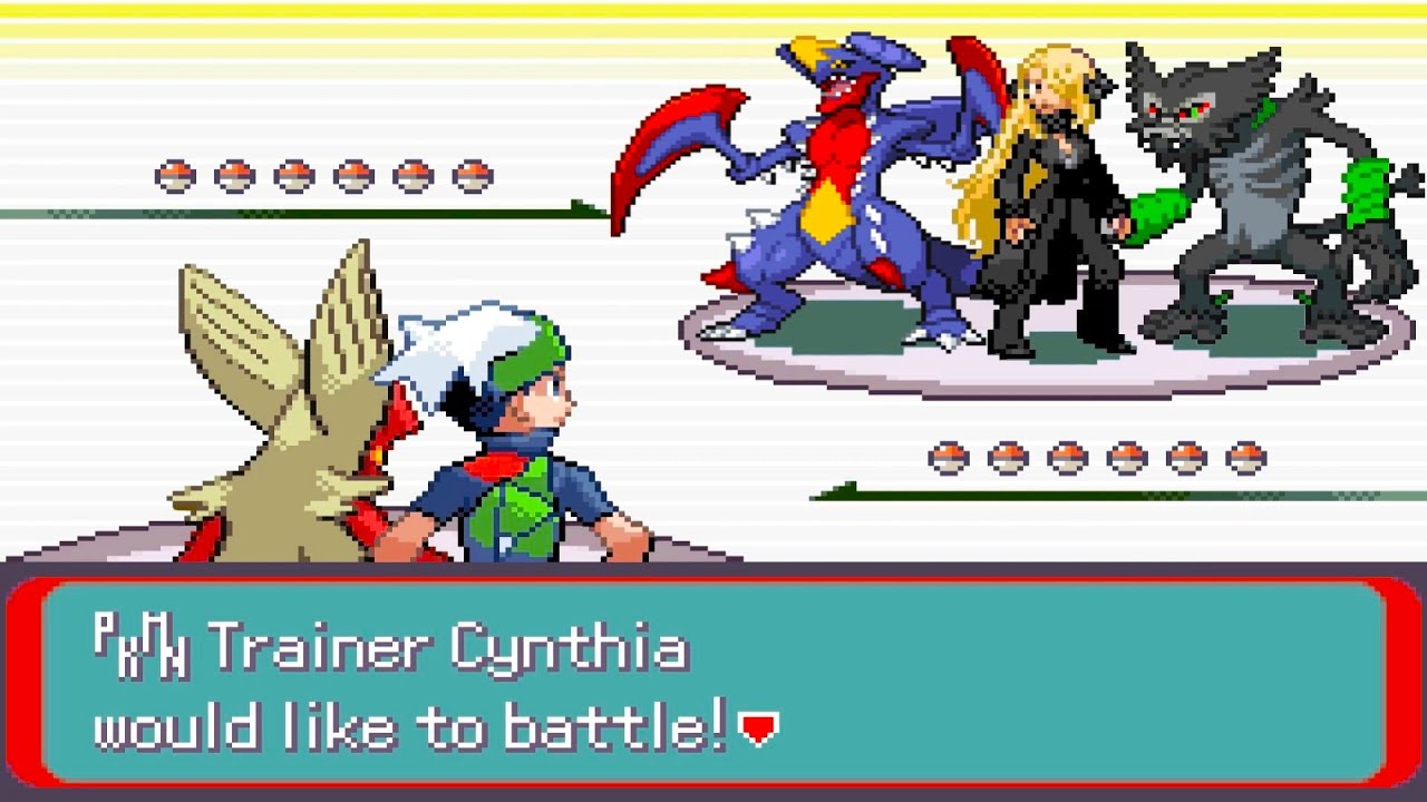 Pokemon Emerald Horizons - vs Cynthia (Masters Eight Gauntlet Battle 5/8, Postgame)