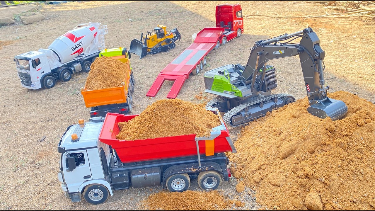 Fantastic #01 RC Construction Site RC Excavators Dump Trucks Faszination Modellbau Friedrichshafen