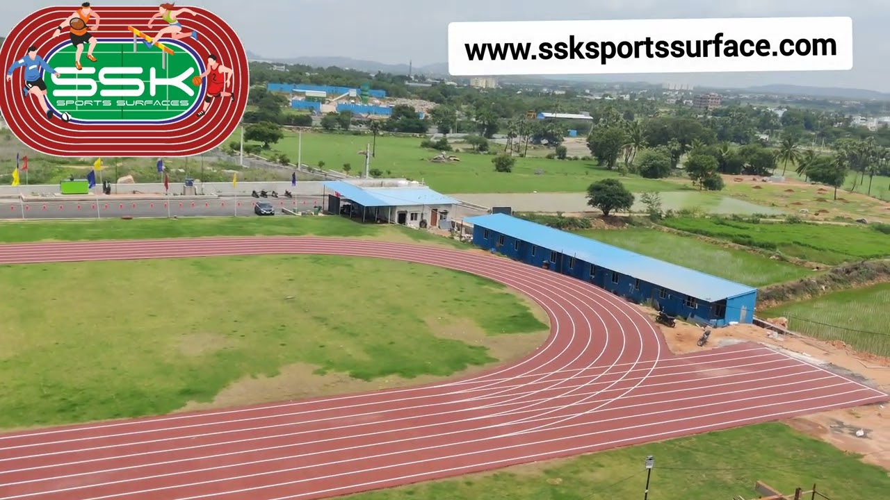 Running track construction, Synthetic running track construction, Athletic track construction.