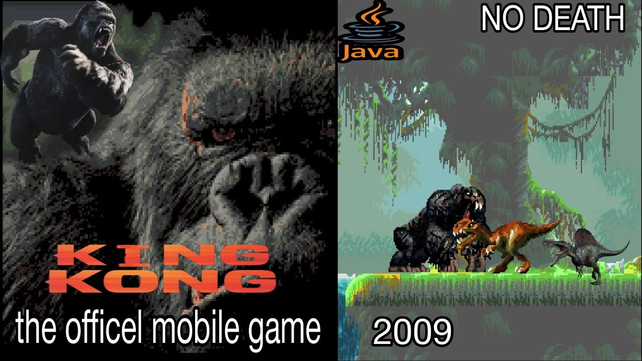 (king Kong the Mobile official game) Java , play all levels complete. no death ,🎮🕹️🔚