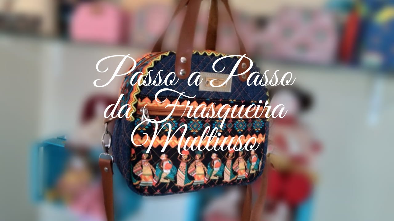 Passo a Passo da frasqueira multiuso parte-1