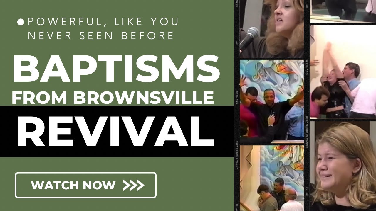 Brownsville revival- powerful baptism. This is the power of God.