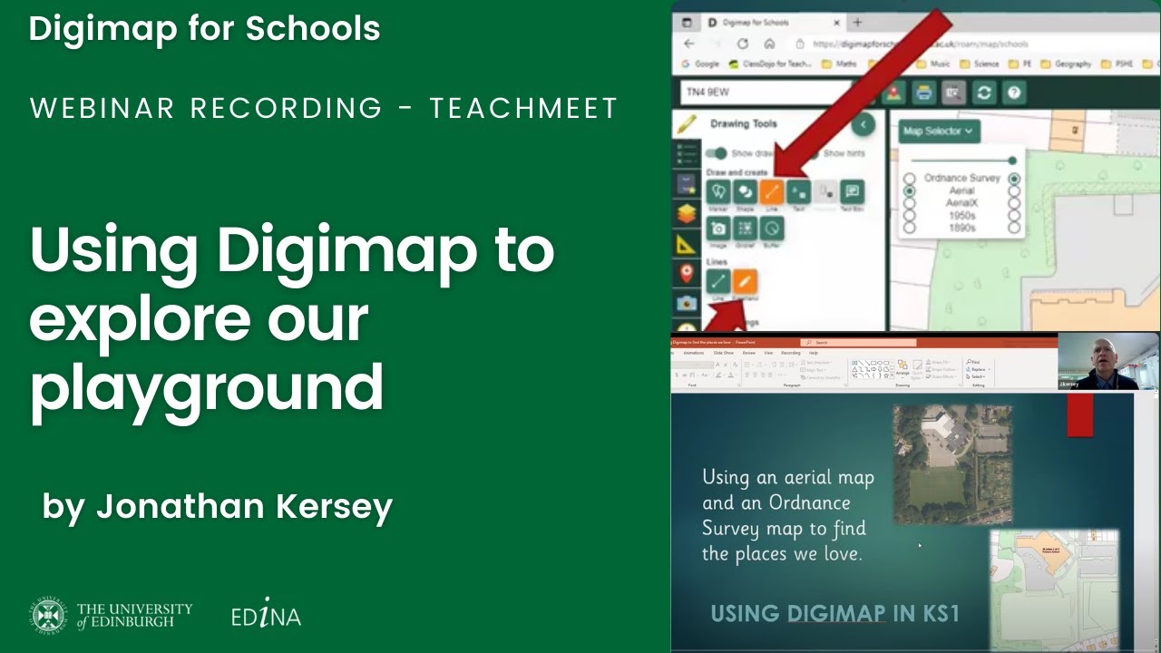 Using Digimap to explore our playground