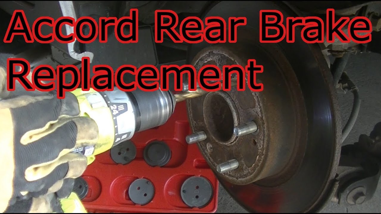 2011 Honda Accord Rear Brake and Rotor Replacement