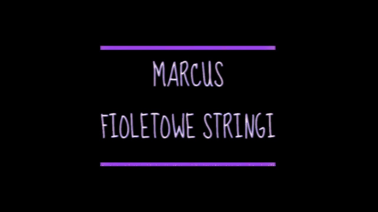 Marcus - Fioletowe Stringi