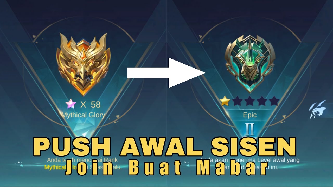 [TES LIVE] PUSH AWAL SISEN - Mobile Legends