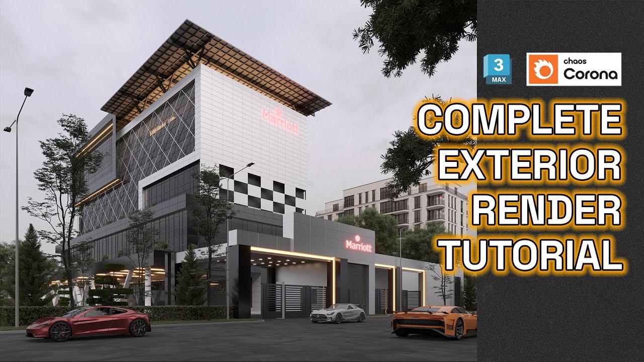Полное руководство по визуализации экстерьера — эскизы в 3ds max + руководство по визуализации Co...