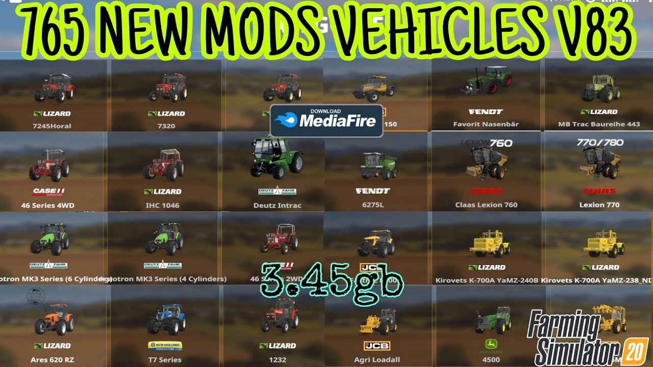fs20 mod 765 новые моды для транспортных средств v83 скачать