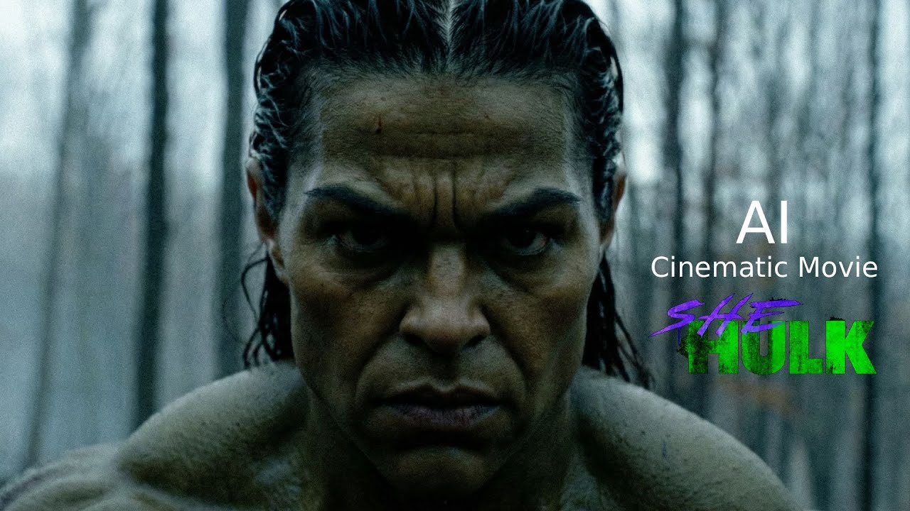She Hulk AI - First cinematic generated by AI