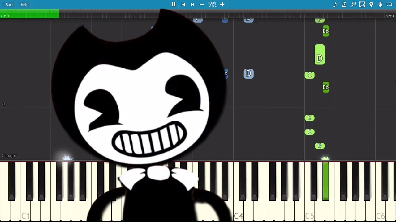 Bendy and the Ink Machine Song - Shade Me - Piano Tutorial - Rockit Gaming