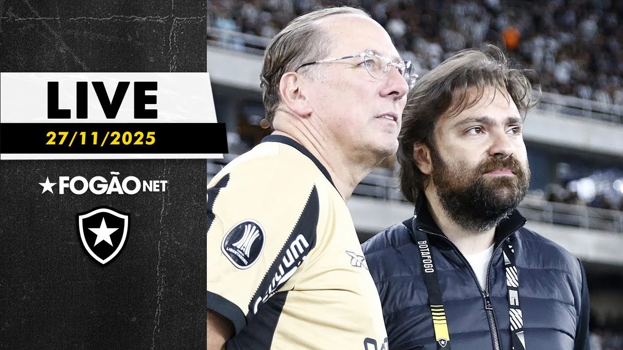 FOG&Atilde;ONET LIVE: BRIGA COM SOCIAL PODE ATRAPALHAR PLANEJAMENTO DO BOTAFOGO PARA 2026?