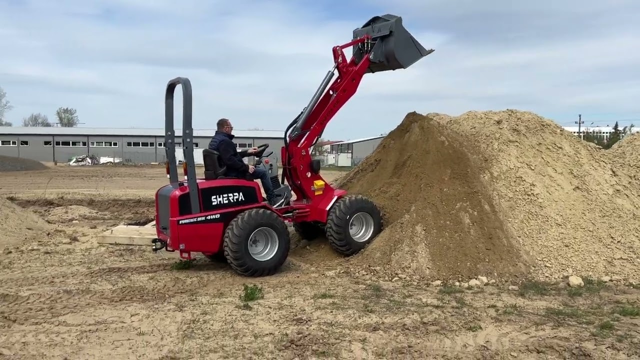 Sherpa H-180 rakodó rakodógép homlokrakodó földmunkagép loader