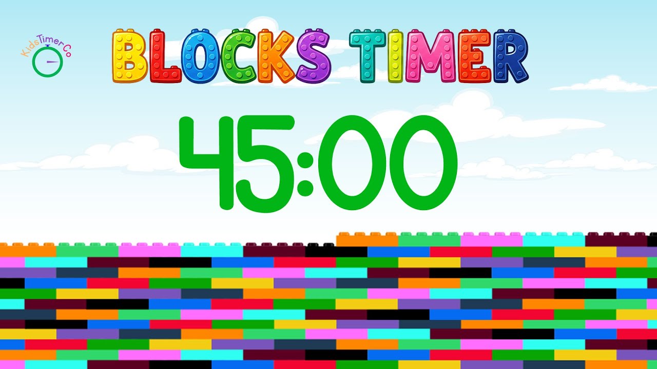 45 Minute Blocks Timer - Kids Visual Timer