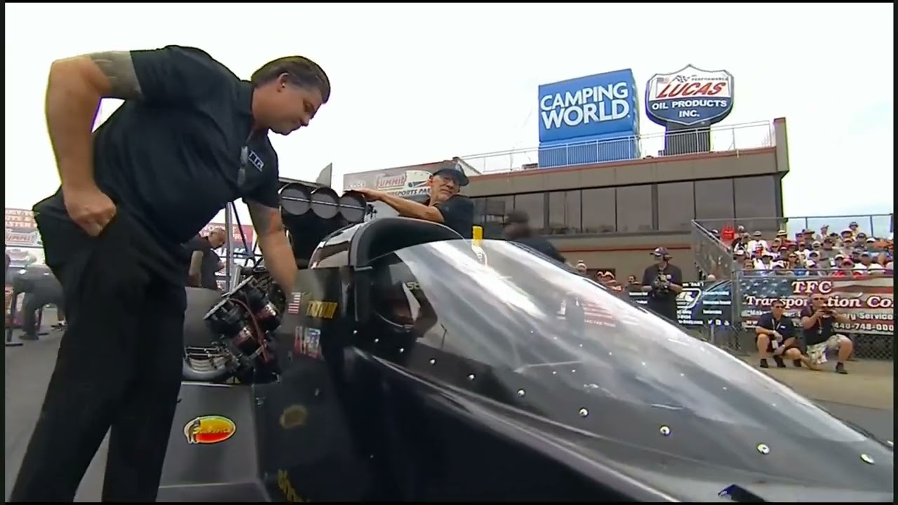 Brittany Force, Tripp Tatum, Top Fuel Dragster, Rnd 2 Eliminations, Summit Racing Equipment National