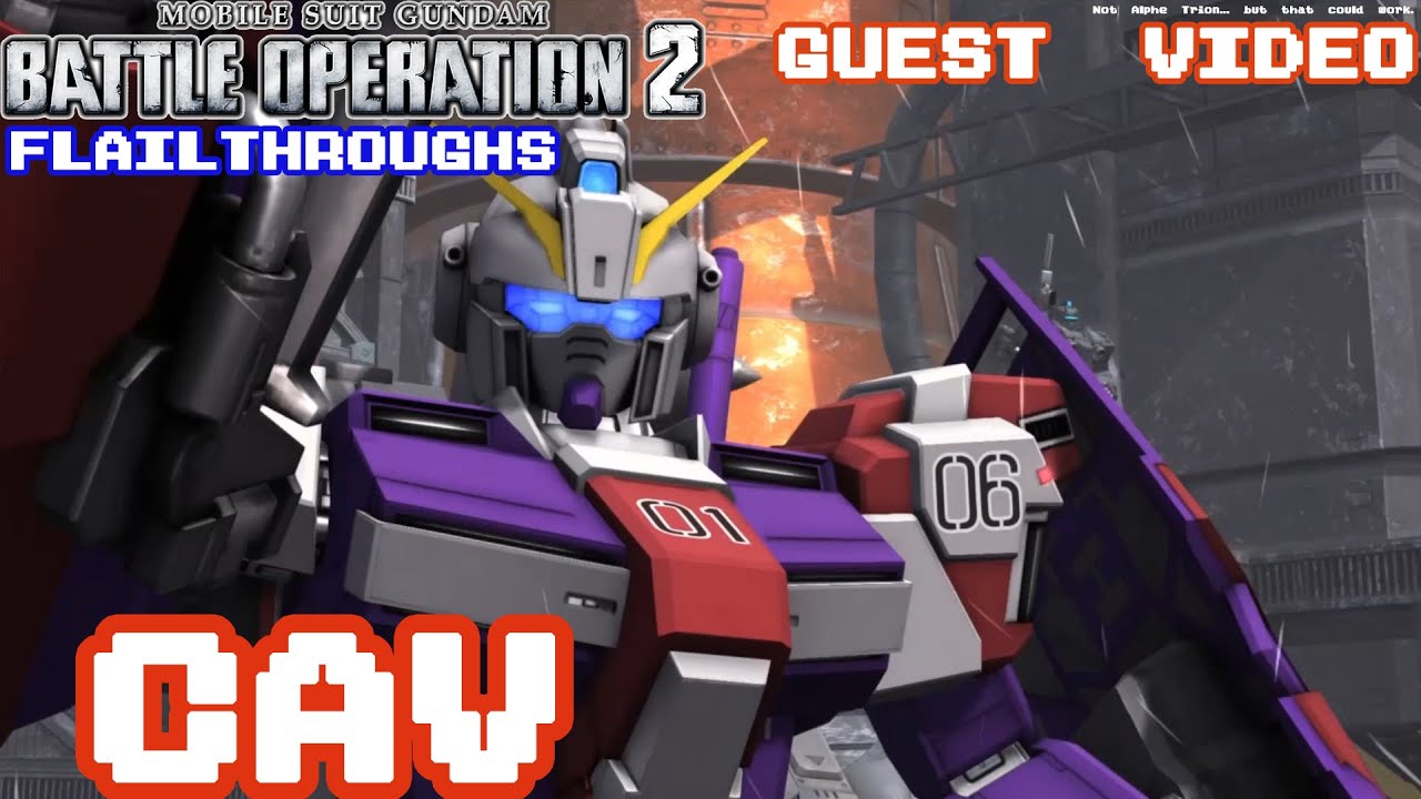 Gundam Battle Operation 2 Guest Video: RX-80PR-2 Pale Rider Cavalry
