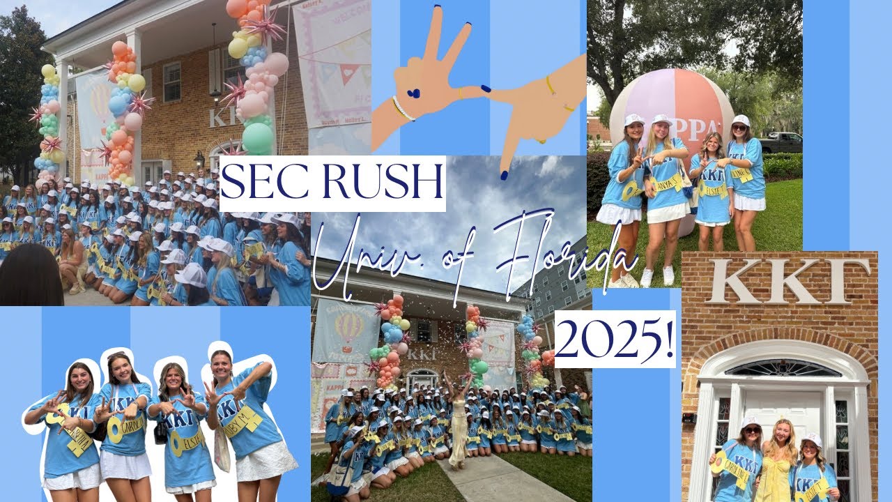 RUSH 2025!! @The University of Florida ⭐️⭐️ **Rush Week in My Life**